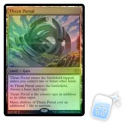 FOIL THRAN PORTAL Dominaria United DMU Magic MTG MINT CARD - Image 2