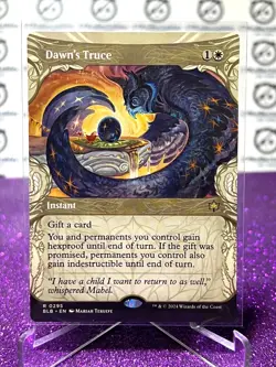2024 MTG BLOOMBURROW DAWN'S TRUCE # R 0295 NON-FOIL INSTANT RARE CARD - Image 1
