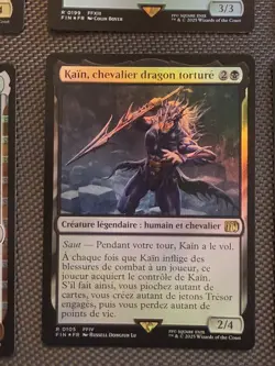 Mtg FIN Final Fantasy — Kain, Chevalier Dragon Torturé FR Foil — NM French - Image 1
