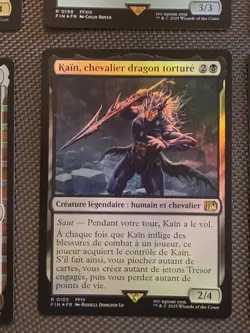 Mtg FIN Final Fantasy — Kain, Chevalier Dragon Torturé FR Foil — NM French - Image 2