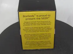 BoxGods SEER GOLD and BLACK Aluminum deck box Card Box for MTG, High quality - Image 10