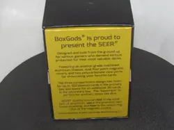 BoxGods SEER GOLD and BLACK Aluminum deck box Card Box for MTG, High quality - Image 5