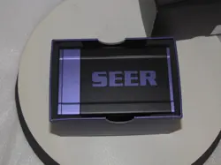 BoxGods SEER Purple and BLACK Aluminum deck box Card Box for MTG, High quality - Image 4