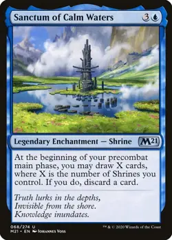 Sanctum of Calm Waters [Core Set 2021] Magic MTG - Image 1