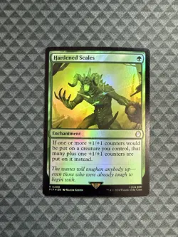 MTG Hardened Scales #0200 Foil Rare Universes Beyond: Fallout (PIP) - Image 1