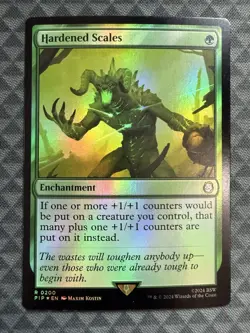 MTG Hardened Scales #0200 Foil Rare Universes Beyond: Fallout (PIP) - Image 2