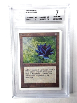 Black Lotus Unlimited Graded BGS7 NM 1993 Rare MtG - Image 13