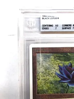 Black Lotus Unlimited Graded BGS7 NM 1993 Rare MtG - Image 5