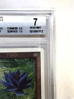 Black Lotus Unlimited Graded BGS7 NM 1993 Rare MtG - Image 6