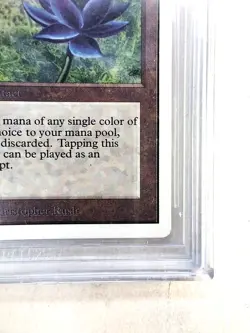 Black Lotus Unlimited Graded BGS7 NM 1993 Rare MtG - Image 7