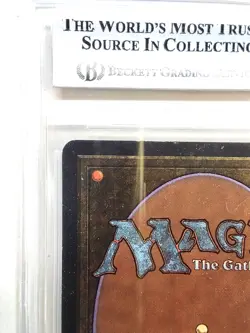 Black Lotus Unlimited Graded BGS7 NM 1993 Rare MtG - Image 9