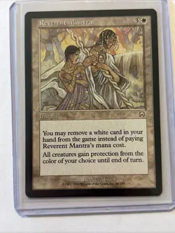 MTG Magic the Gathering Card LP - Reverent Mantra - Image 3