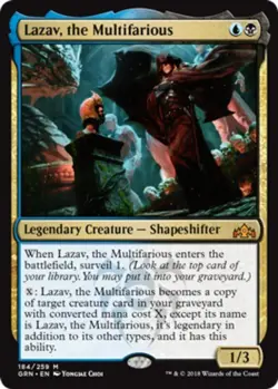 Lazav, the Multifarious - Foil Magic mtg Light Play, English Guilds of Ravnica x - Image 1
