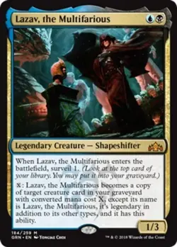 Lazav, the Multifarious - Foil Magic mtg Light Play, English Guilds of Ravnica x - Image 2
