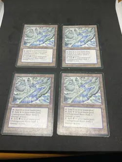 MTG x4 Underground River Ice Age HP x4 - Image 1