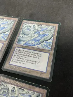 MTG x4 Underground River Ice Age HP x4 - Image 4