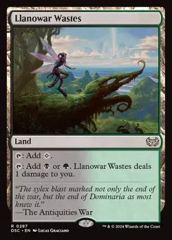 MTG - 4 x Llanowar Wastes - Duskmourn Commander - Playset 4x x4 - Image 4
