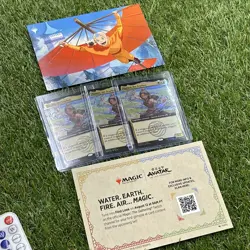 3x Magic The Gathering x Avatar Katara The Fearless Promo Card SDCC 2025 NM - Image 2