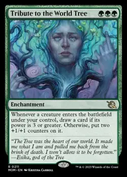 MTG - TRIBUTE TO THE WORLD TREE - March of the Machine (R) - Image 2