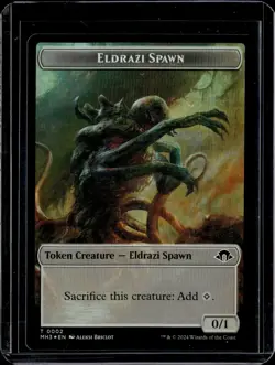 Eldrazi Spawn 2 / Phyrexian Golem 32 - Token - Foil - MH3 -Magic The Gathering - Image 1