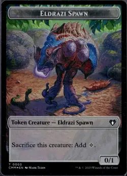 Eldrazi Spawn / Phyrexian Gerrm Token Foil MTG Magic the Gathering! - Image 1