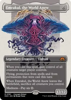 MTG English Emrakul, the World Anew (Borderless) NM Foil Modern Horizons 3 - Image 2