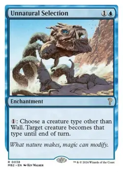 Unnatural Selection (White Border) - Near Mint MTG Mystery Booster 2 - Image 1