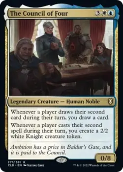 The Council of Four - Light Play MTG Commander Legends: Battle for Baldur's Gate - Image 1