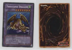 SCR - Thousand Dragon Unlimited YuGiOh Metal Raiders #MRD-143 2002 1hm8 - Image 3