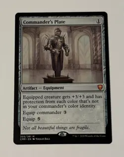 Mtg Commander's Plate - Commander Legends NM - Image 1