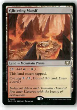 Glittering Massif Commander: Edge of Eternities Regular MTG Magic - Image 1