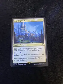 MTG Final Fantasy Starting Town 0289 Foil Rare Card Near Mint Condition - Image 2