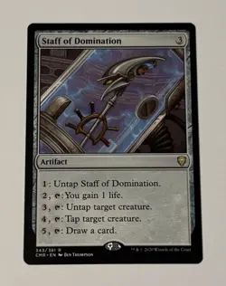 MTG Staff of Domination - Commander Legends NM - Image 1