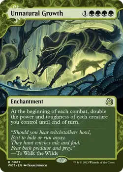 Unnatural Growth - 62 / English / Near Mint MTG - Image 1