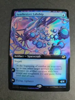 Synthesizer Labship (Extended Art Foil) Rare MTG Edge of Eternities - Image 1