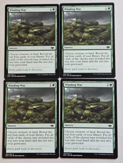 MTG 4x Winding Way MH1 193/254 Light Play - Image 1