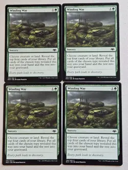 MTG 4x Winding Way MH1 193/254 Light Play - Image 3