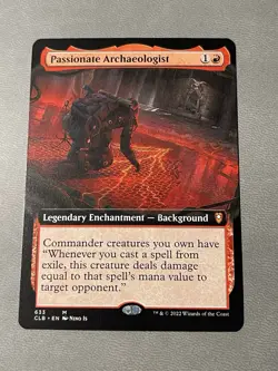 MTG Passionate Archaeologist -Extended Art Commander Legends Baldur 633 NM - Image 3