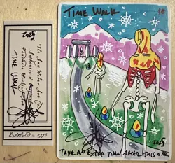 MTG ARTIST PROOF Chinese Mishras War Machine Time Walk AP Sketch Art Amy WEBER - Image 1