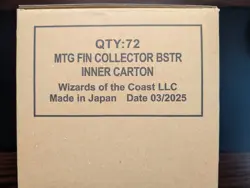 Magic the Gathering x Final Fantasy Collector Booster Case 6x EMPTY Boxes - Image 3