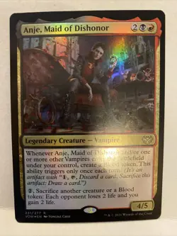 Anje, Maid of Dishonor   Mtg Innistrad: Crimson Vow 231/277 *Foil Rare NM - Image 1