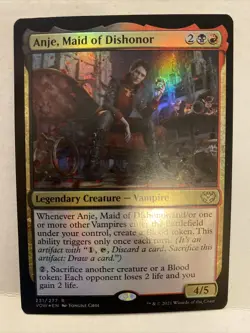 Anje, Maid of Dishonor   Mtg Innistrad: Crimson Vow 231/277 *Foil Rare NM - Image 3