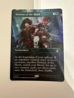 Defense of the Heart (Anime Borderless) (Confetti Foil) - WOT - Mint - Image 8