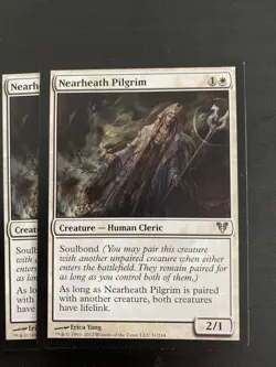 Magic the Gathering MTG Nearheath Pilgrim Avacyn Restored   LP - Image 2