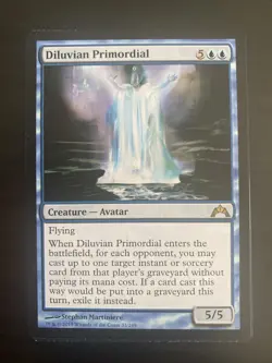 Diluvian Primordial Gatecrash PLD Blue Rare MAGIC THE GATHERING CARD - Image 1