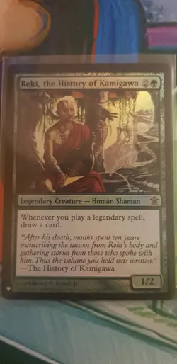 MTG English Reki, the History of Kamigawa NM Foil - Image 4