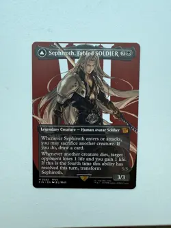 MTG Sephiroth, Fabled SOLDIER (Borderless) (0382) Final Fantasy Regular - Image 4