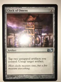 Clock of Omens - English MTG Magic 2013 Core Set LP/NM - Image 3