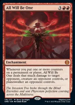 1x All Will Be One NM-Mint, English Phyrexia: All Will Be One MTG Magic - Image 2
