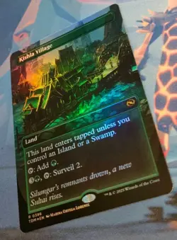 Kishla Village FOIL (Borderless) - Tarkir Dragonstorm - Rare - NM (see pics) - Image 3